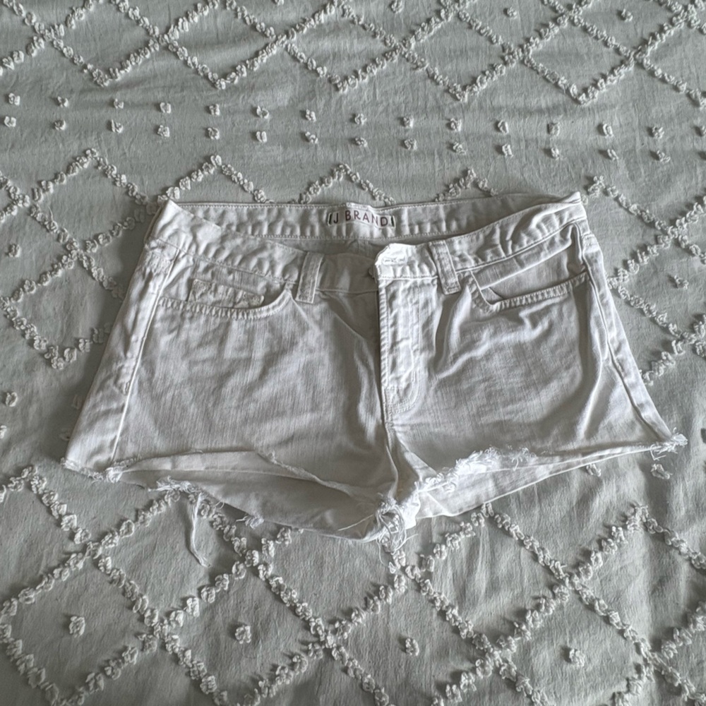 White Denim Shorts